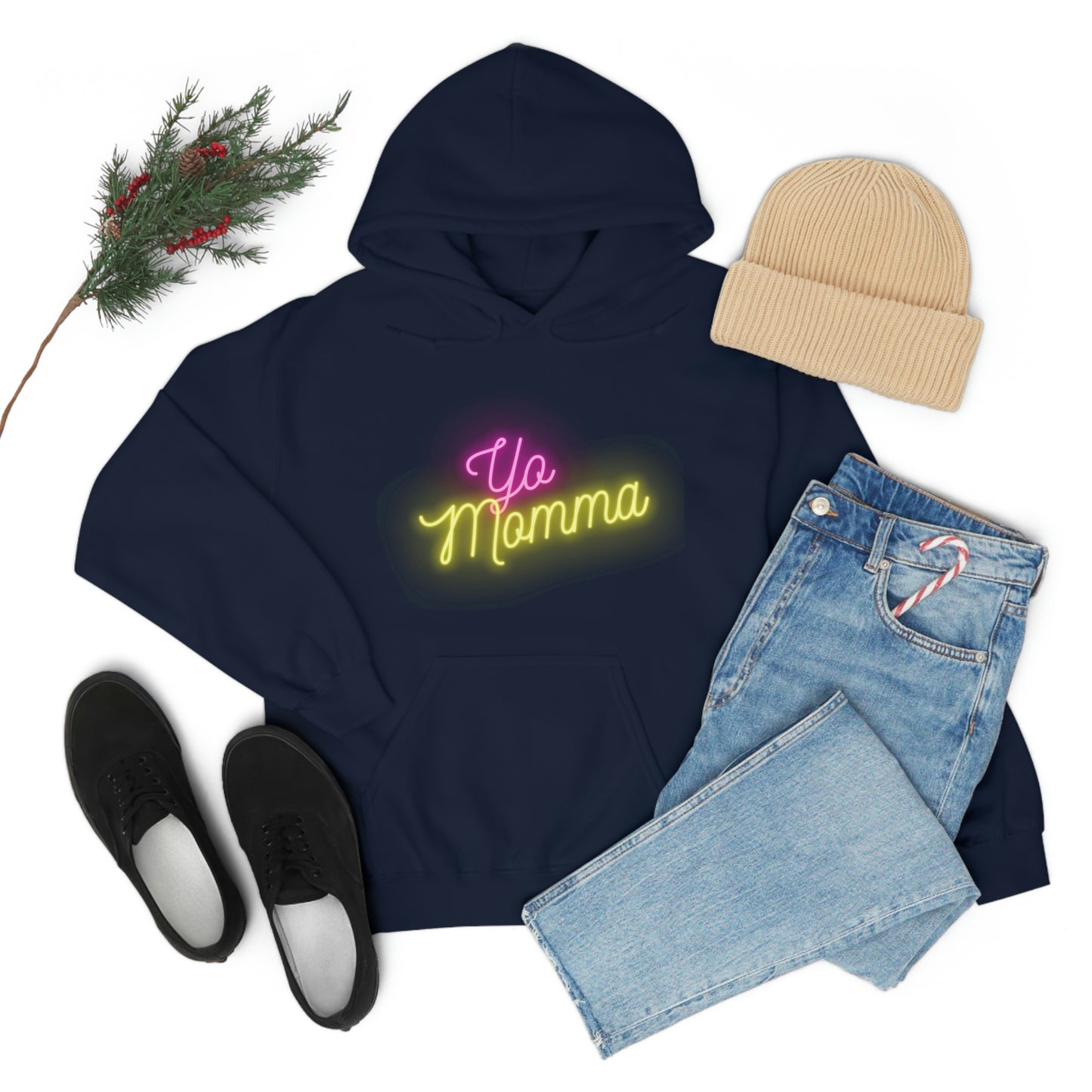 Yo Momma Neon Hoodie