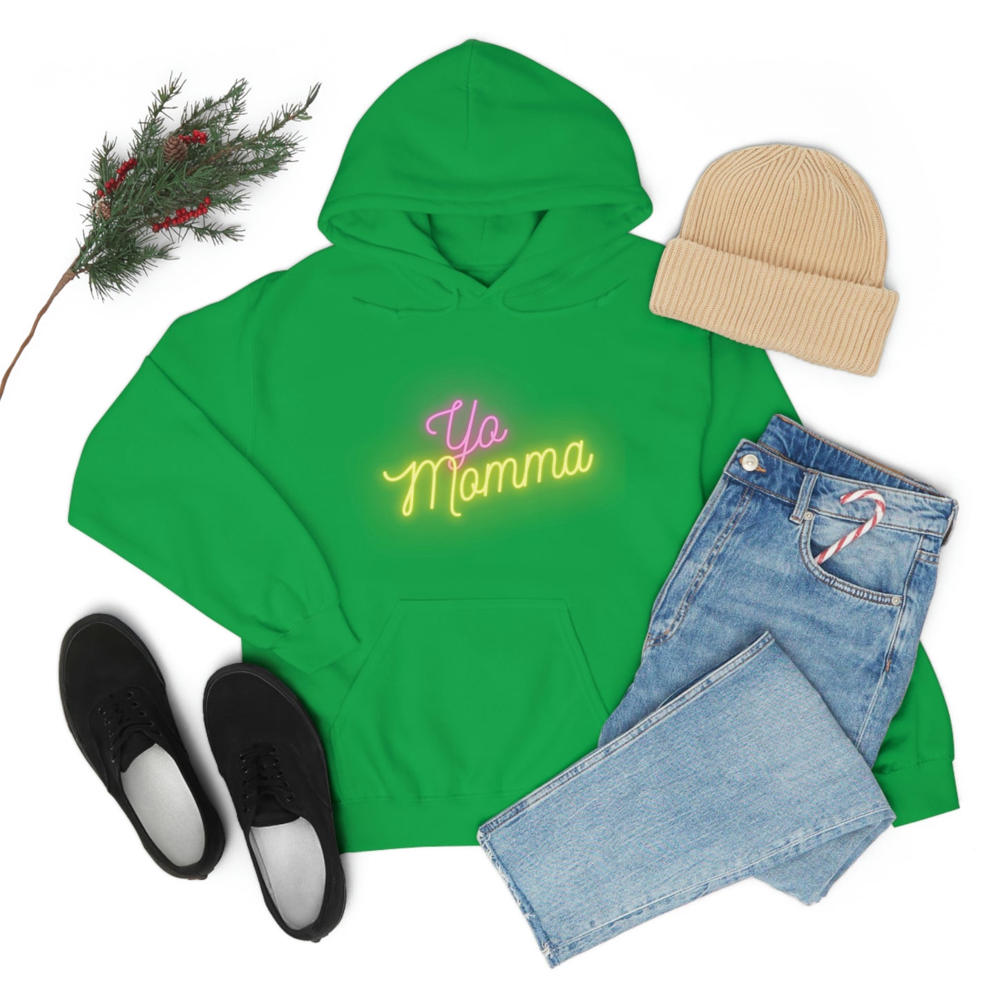 Yo Momma Neon Hoodie