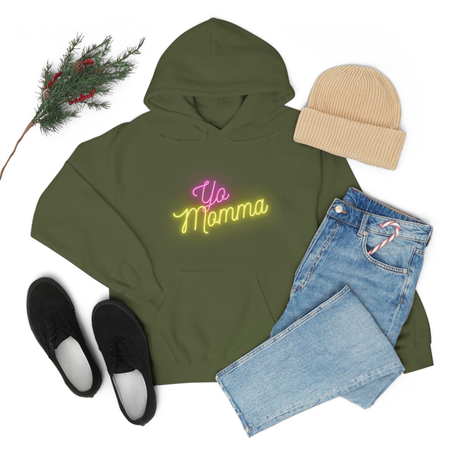 Yo Momma Neon Hoodie